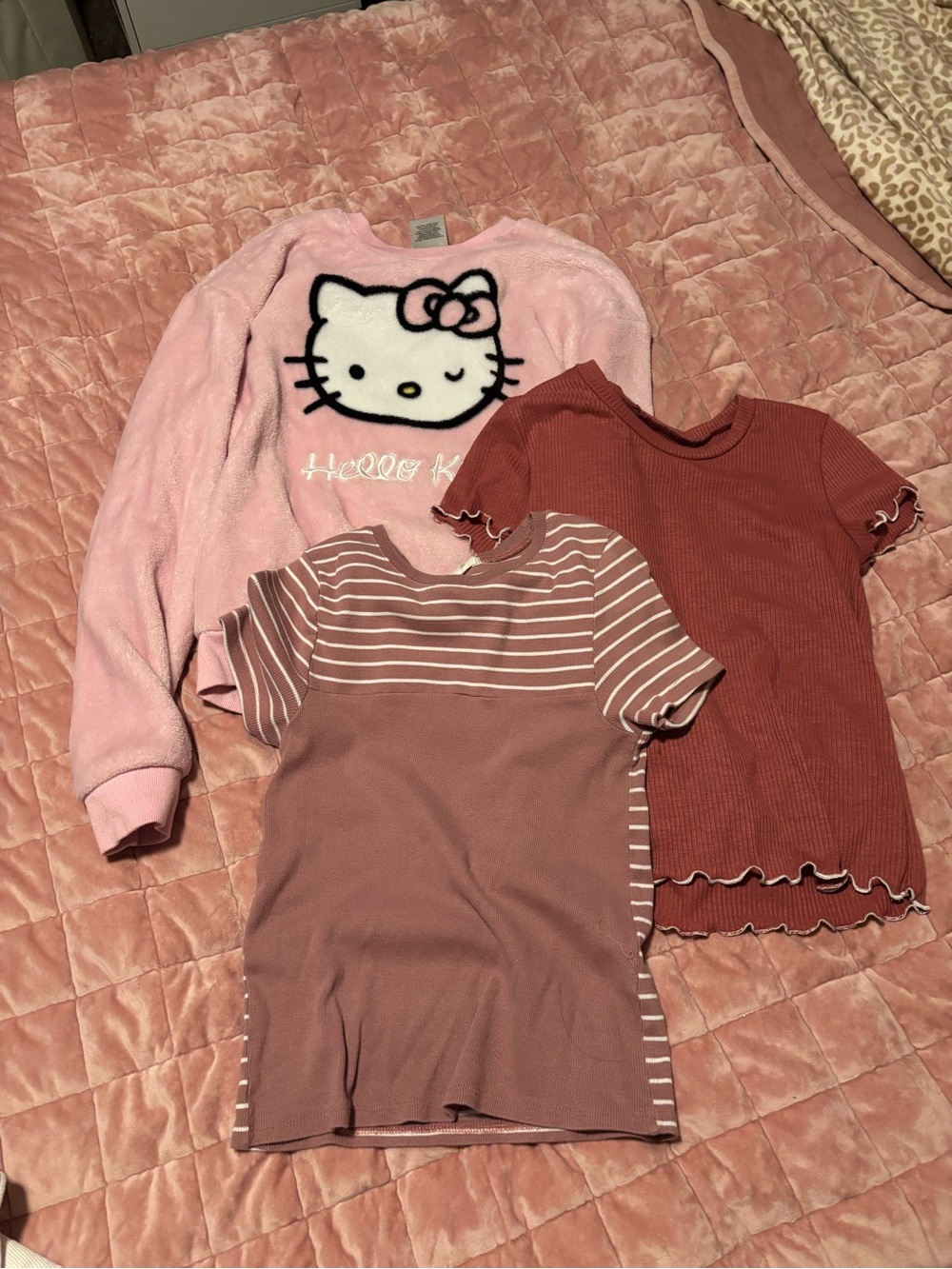 Pink set hello kitty